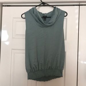 Green Ann Taylor dress shirt